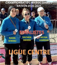 La ligue du Centre Finaliste du Championnat du Maroc Dames 2020-2021